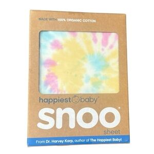 Happiest Baby Snoo Sheet Organic Cotton Bassinet Fitted Sheet Tie Dye